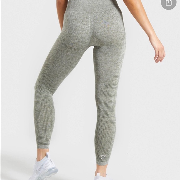 Gymshark Vital Seamless Khaki Marl - Picture 2 of 7